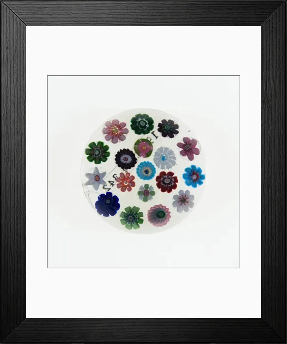 Framed Print : Paperweight, France, c. 1845 / 60. Creator: Clichy Glassworks Framed Print : Paperweight, France, c. 1845 / 60. Creator: Clichy Glassworks