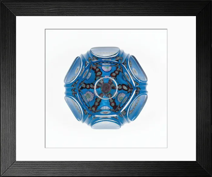 Framed Print : Paperweight, France, c. 1845 / 60. Creator: Clichy Glassworks Framed Print : Paperweight, France, c. 1845 / 60. Creator: Clichy Glassworks