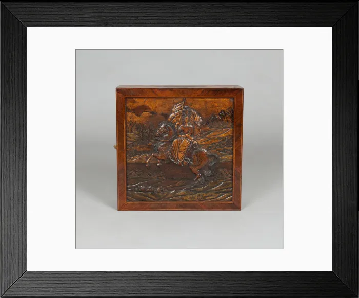 Framed Print : Game Board for Chess and Backgammon, Bohemia, c. 1700. Creator Framed Print : Game Board for Chess and Backgammon, Bohemia, c. 1700. Creator