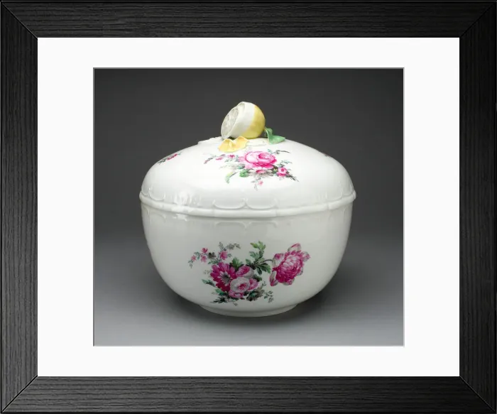 Framed Print : Punch Bowl, Berlin, c. 1780. Creator: Konigliche Porzellan-Manufaktur Framed Print : Punch Bowl, Berlin, c. 1780. Creator: Konigliche Porzellan-Manufaktur