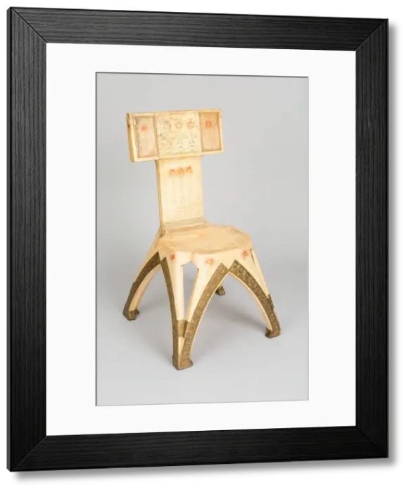 Framed Print : Eiffel Tower Chair, France, 1902. Creator: Carlo Bugatti Framed Print : Eiffel Tower Chair, France, 1902. Creator: Carlo Bugatti