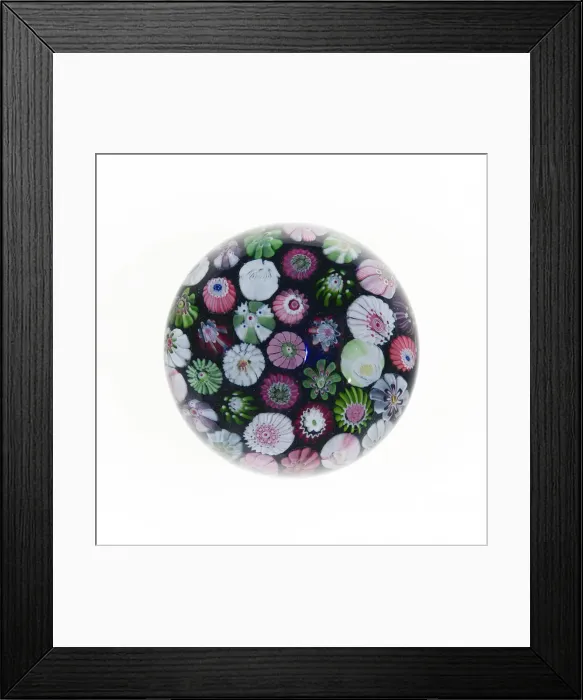 Framed Print : Paperweight, France, c. 1845 / 60. Creator: Clichy Glassworks Framed Print : Paperweight, France, c. 1845 / 60. Creator: Clichy Glassworks