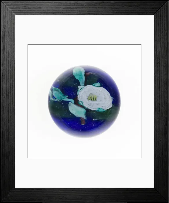 Framed Print : Paperweight, Clichy, 19th century. Creator: Clichy Glassworks Framed Print : Paperweight, Clichy, 19th century. Creator: Clichy Glassworks