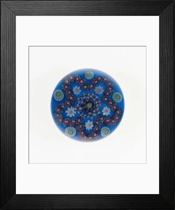 Framed Print : Paperweight, France, c. 1845 / 60. Creator: Clichy Glassworks Framed Print : Paperweight, France, c. 1845 / 60. Creator: Clichy Glassworks