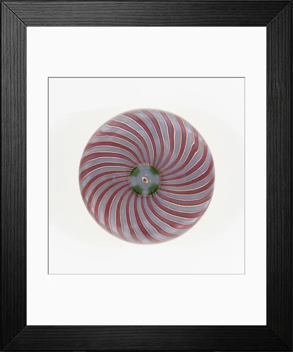 Framed Print : Paperweight, Clichy, c. 1848-55. Creator: Clichy Glassworks Framed Print : Paperweight, Clichy, c. 1848-55. Creator: Clichy Glassworks