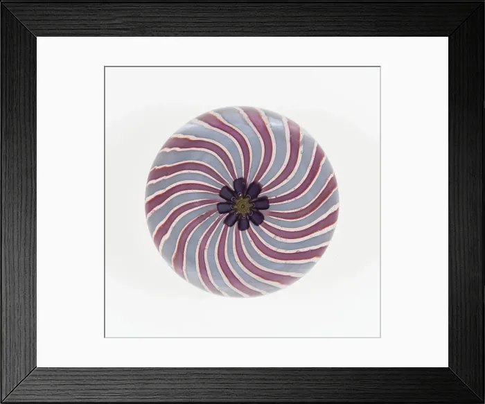 Framed Print : Paperweight, Clichy, c. 1848-55. Creator: Clichy Glassworks Framed Print : Paperweight, Clichy, c. 1848-55. Creator: Clichy Glassworks
