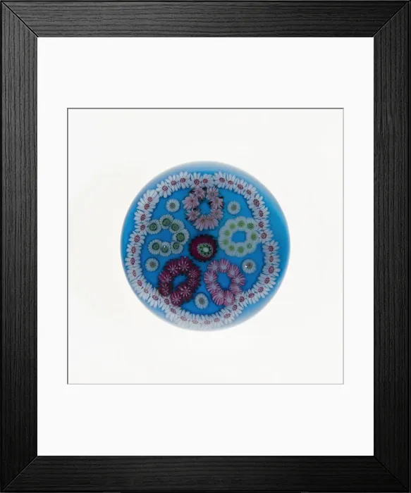 Framed Print : Paperweight, France, c. 1845 / 60. Creator: Clichy Glassworks Framed Print : Paperweight, France, c. 1845 / 60. Creator: Clichy Glassworks