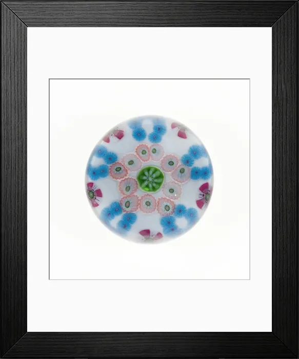 Framed Print : Paperweight, France, c. 1845 / 60. Creator: Clichy Glassworks Framed Print : Paperweight, France, c. 1845 / 60. Creator: Clichy Glassworks