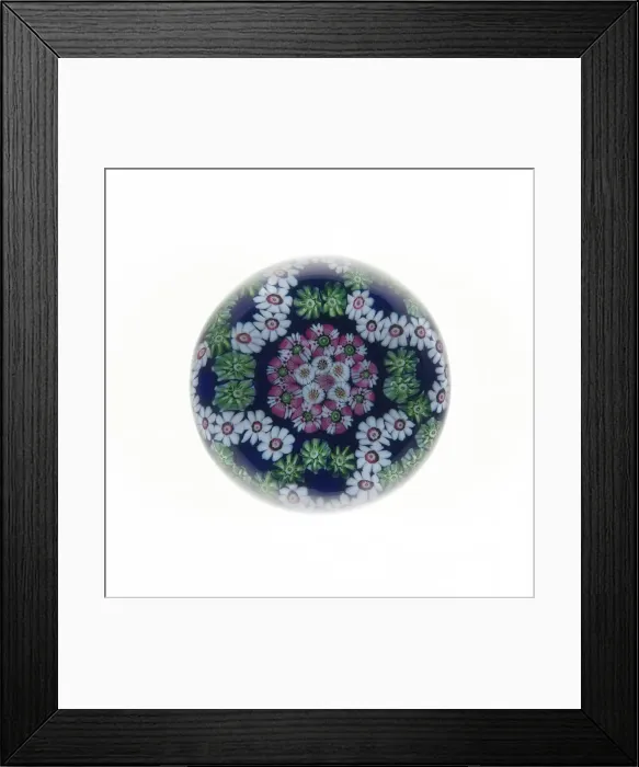 Framed Print : Paperweight, France, c. 1845 / 60. Creator: Clichy Glassworks Framed Print : Paperweight, France, c. 1845 / 60. Creator: Clichy Glassworks