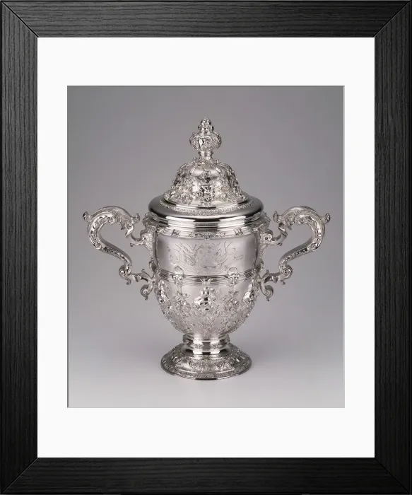 Framed Print : Two-Handled Cup and Cover, London, 1739 / 40. Creator: Paul de Lamerie Framed Print : Two-Handled Cup and Cover, London, 1739 / 40. Creator: Paul de Lamerie