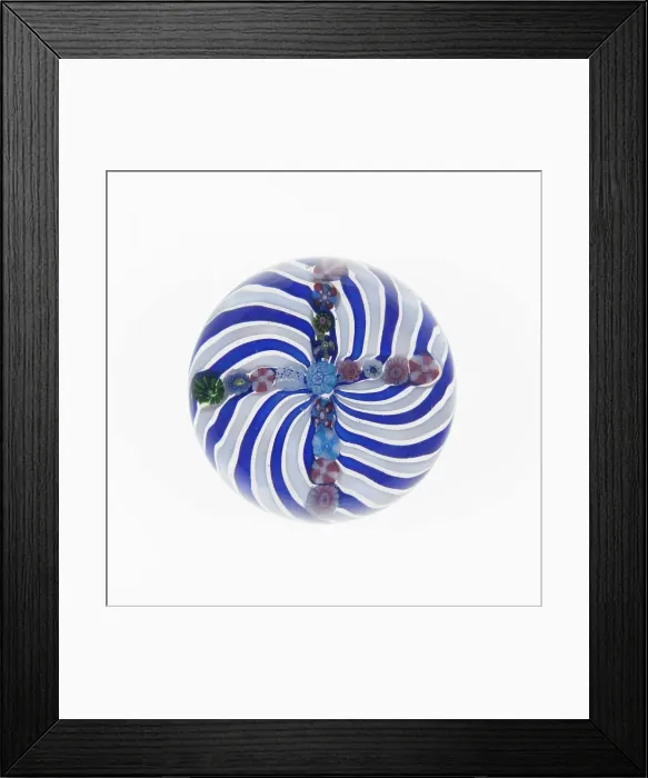 Framed Print : Paperweight, France, c. 1845 / 60. Creator: Clichy Glassworks Framed Print : Paperweight, France, c. 1845 / 60. Creator: Clichy Glassworks