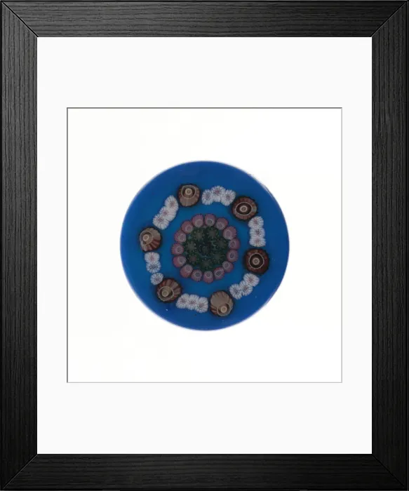 Framed Print : Paperweight, Clichy, c. 1845-60. Creator: Clichy Glassworks Framed Print : Paperweight, Clichy, c. 1845-60. Creator: Clichy Glassworks