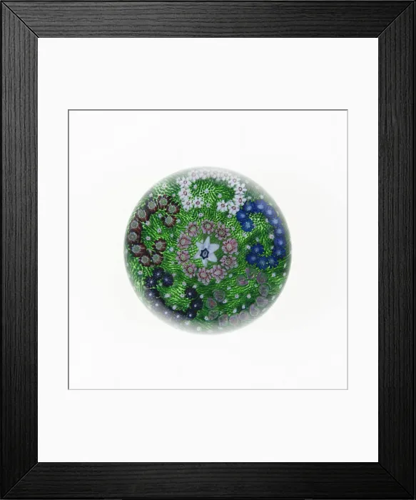 Framed Print : Paperweight, France, c. 1845 / 60. Creator: Clichy Glassworks Framed Print : Paperweight, France, c. 1845 / 60. Creator: Clichy Glassworks