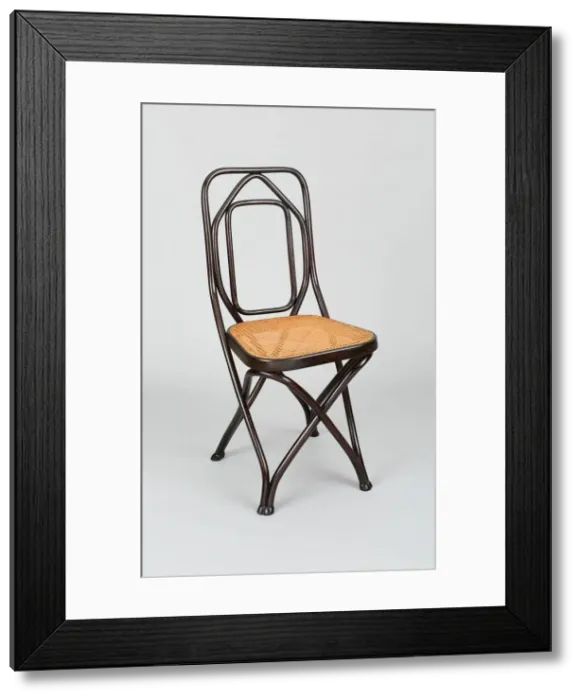 Framed Print : Side Chair, Austria, Designed c. 1885; Made c. 1900 / 15. Creators: August Thonet, Gebrüder Thonet Framed Print : Side Chair, Austria, Designed c. 1885; Made c. 1900 / 15. Creators: August Thonet, Gebrüder Thonet
