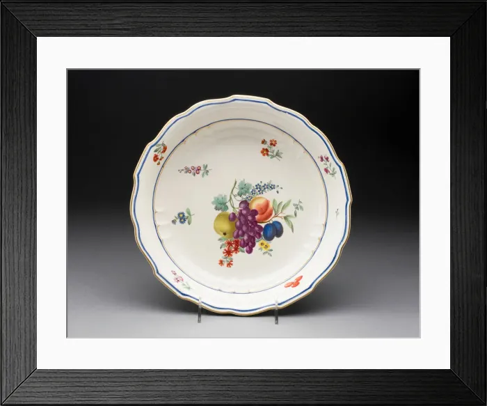 Framed Print : Bowl, Frankenthal, c. 1780. Creator: Frankenthal Porcelain Factory Framed Print : Bowl, Frankenthal, c. 1780. Creator: Frankenthal Porcelain Factory