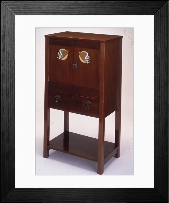 Framed Print : Work Cabinet, Bedford, c. 1900. Creators: Mackay Hugh Baillie Scott, Pyghtle Works Framed Print : Work Cabinet, Bedford, c. 1900. Creators: Mackay Hugh Baillie Scott, Pyghtle Works