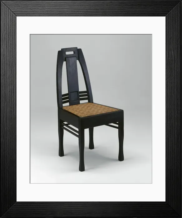 Framed Print : Chair, Germany, 1902. Creator: Peter Behrens Framed Print : Chair, Germany, 1902. Creator: Peter Behrens