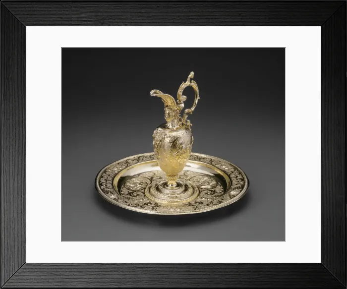 Framed Print : Rosewater Ewer and Basin, Nuremberg, 1603 / 1609. Creator: Franz Dotte Framed Print : Rosewater Ewer and Basin, Nuremberg, 1603 / 1609. Creator: Franz Dotte