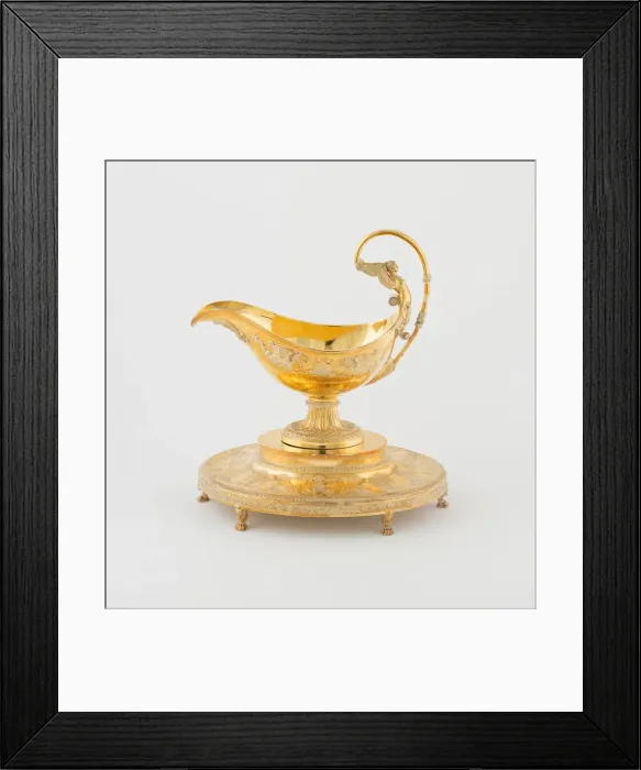 Framed Print : Sauceboat and Stand (one of a pair), Paris, 1794 / 97. Creator: Martin-Guillaume Biennais Framed Print : Sauceboat and Stand (one of a pair), Paris, 1794 / 97. Creator: Martin-Guillaume Biennais