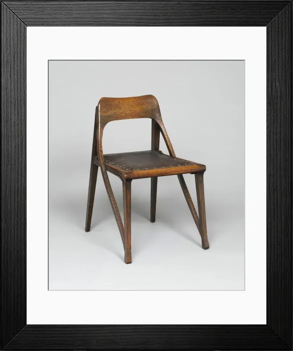 Framed Print : Side Chair, Germany, 1898 / 99. Creator: Richard Riemerschmid Framed Print : Side Chair, Germany, 1898 / 99. Creator: Richard Riemerschmid