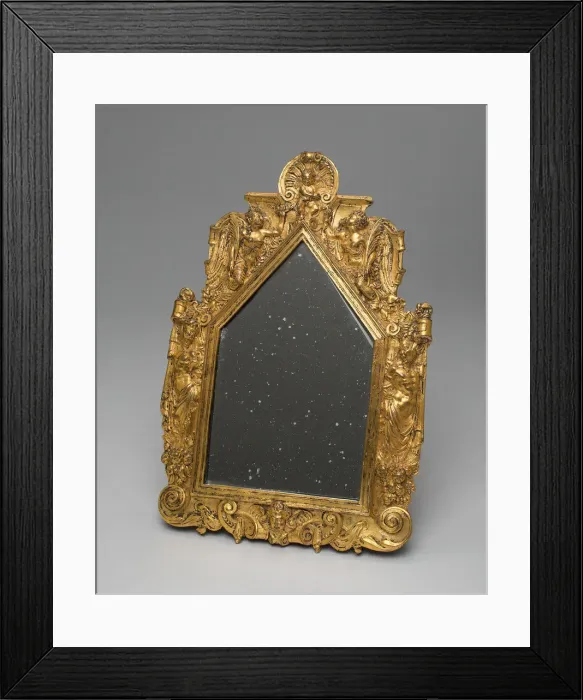 Framed Print : Mirror, Paris, c. 1560-c. 1570. Creator: Unknown Framed Print : Mirror, Paris, c. 1560-c. 1570. Creator: Unknown