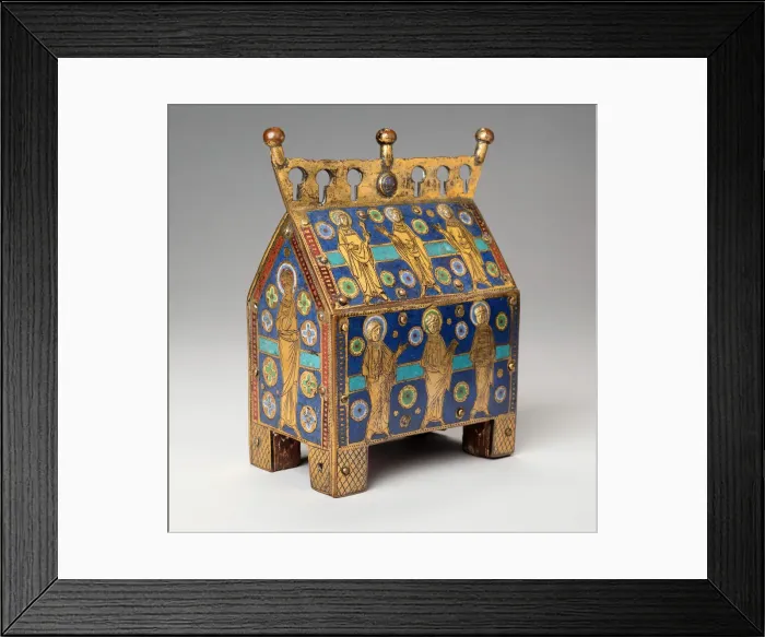 Framed Print : Reliquary Casket, Limoges, c. 1200. Creator: Unknown Framed Print : Reliquary Casket, Limoges, c. 1200. Creator: Unknown