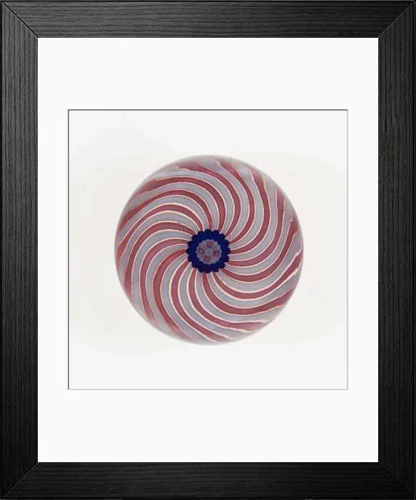 Framed Print : Paperweight, Clichy, c. 1845-60. Creator: Clichy Glassworks Framed Print : Paperweight, Clichy, c. 1845-60. Creator: Clichy Glassworks