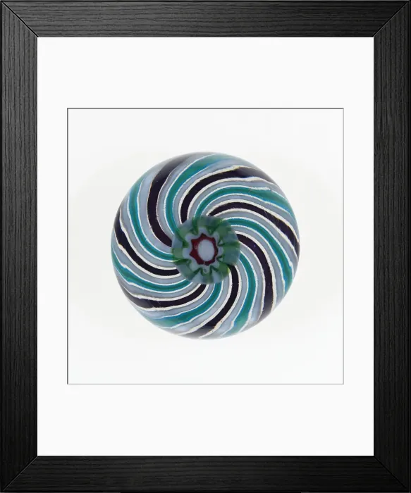 Framed Print : Paperweight, Clichy, c. 1845-60. Creator: Clichy Glassworks Framed Print : Paperweight, Clichy, c. 1845-60. Creator: Clichy Glassworks