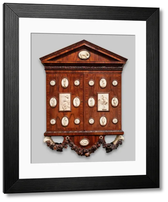 Framed Print : The Brand Cabinet, , c. 1743. Creators: Horace Walpole, William Hallett Framed Print : The Brand Cabinet, , c. 1743. Creators: Horace Walpole, William Hallett