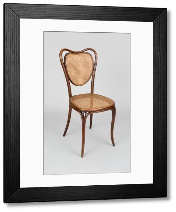 Framed Print : Side Chair, Austria, Designed c. 1851; Manufactured c. 1855. Creators: Michael Thonet, Gebrüder Thonet Framed Print : Side Chair, Austria, Designed c. 1851; Manufactured c. 1855. Creators: Michael Thonet, Gebrüder Thonet