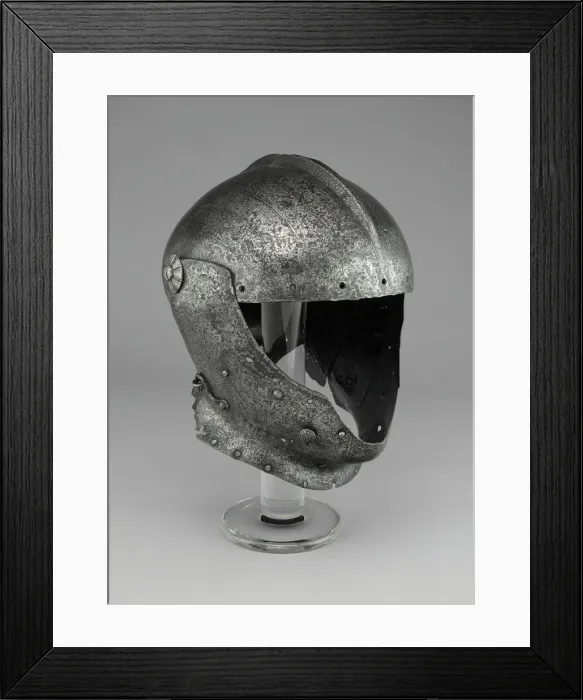Framed Print : Close Helmet, Milan, c. 1510 / 15. Creator: Domenico dei Barini Framed Print : Close Helmet, Milan, c. 1510 / 15. Creator: Domenico dei Barini