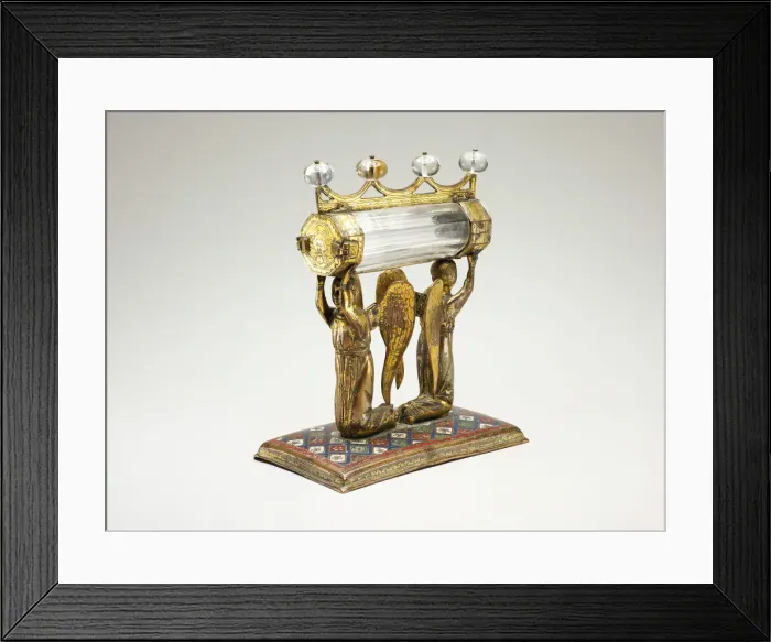 Framed Print : Reliquary Monstrance, Limoges, 1300 / 1400. Creator: Unknown Framed Print : Reliquary Monstrance, Limoges, 1300 / 1400. Creator: Unknown