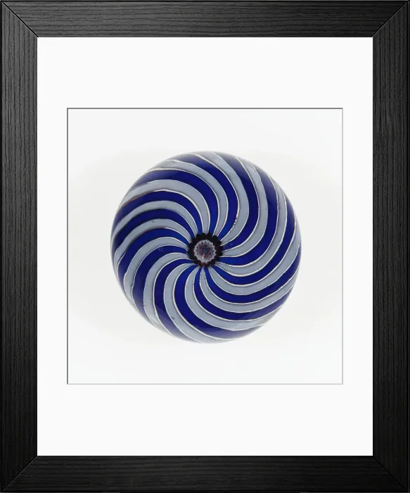 Framed Print : Paperweight, Clichy, c. 1845-60. Creator: Clichy Glassworks Framed Print : Paperweight, Clichy, c. 1845-60. Creator: Clichy Glassworks