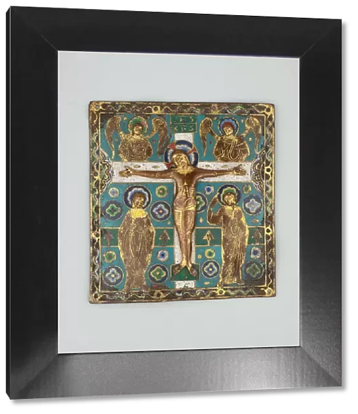 Plaque with the Crucifixion, Limoges, 1200  /  10. Creator: Unknown