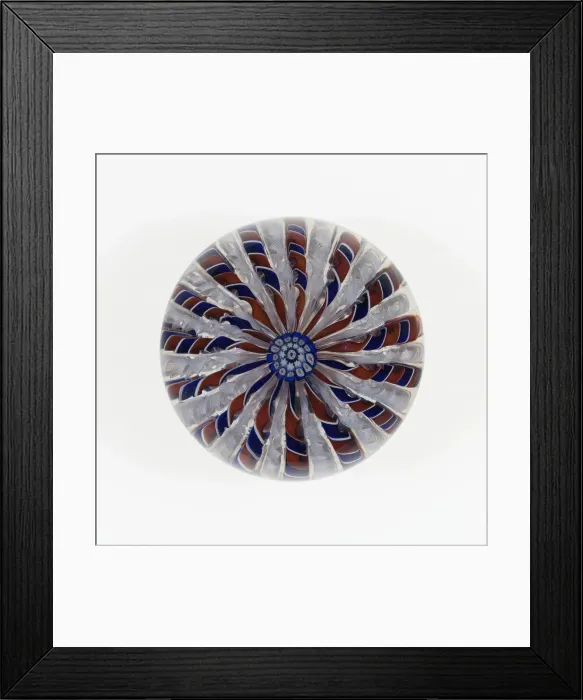 Framed Print : Paperweight, Clichy, c. 1845-60. Creator: Clichy Glassworks Framed Print : Paperweight, Clichy, c. 1845-60. Creator: Clichy Glassworks