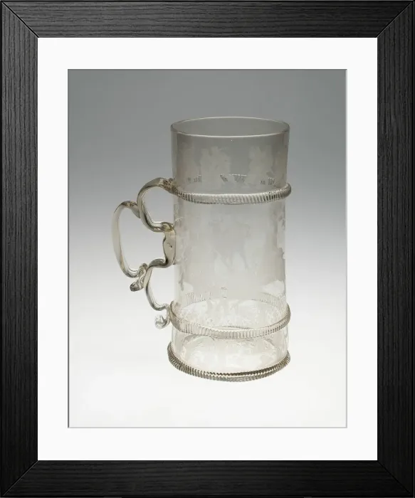 Framed Print : Tankard, Spain, 19th century. Creator: Unknown Framed Print : Tankard, Spain, 19th century. Creator: Unknown