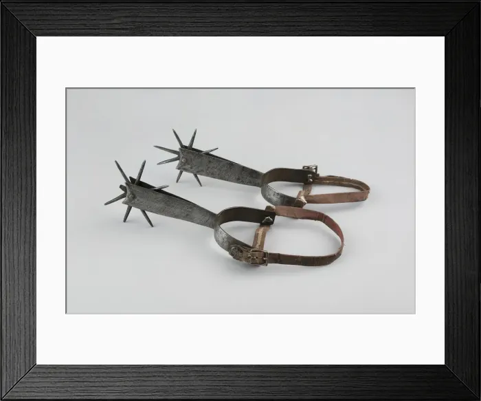 Framed Print : Pair of Spurs, Hungary, 15th  /  16th century. Creator: Unknown