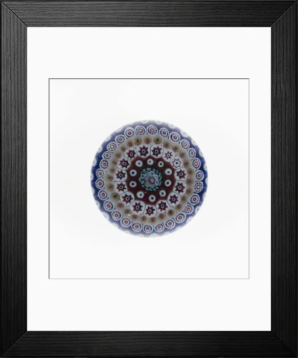 Framed Print : Paperweight, Birmingham, c. 1848-55. Creator: George Bacchus & Sons Framed Print : Paperweight, Birmingham, c. 1848-55. Creator: George Bacchus & Sons