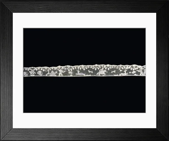 Framed Print : Border, Flanders, c. 1770. Creator: Unknown Framed Print : Border, Flanders, c. 1770. Creator: Unknown