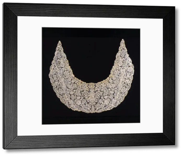 Framed Print : Collar, Flanders, 1725 / 75. Creator: Unknown Framed Print : Collar, Flanders, 1725 / 75. Creator: Unknown