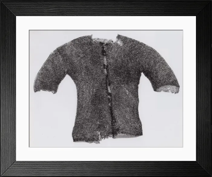 Framed Print : Mail Shirt, India, 18th century (?). Creator: Unknown Framed Print : Mail Shirt, India, 18th century (?). Creator: Unknown
