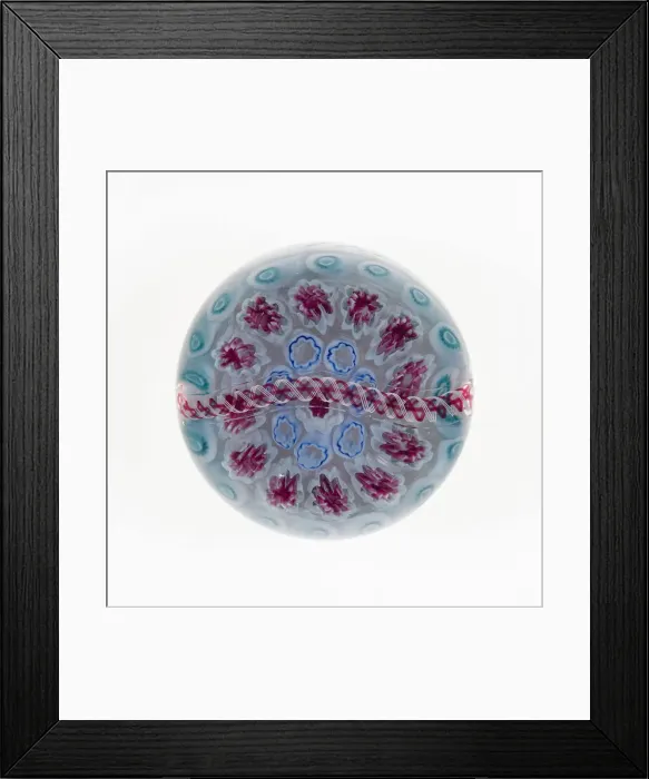 Framed Print : Paperweight, France, c. 1845-60. Creator: George Bacchus & Sons Framed Print : Paperweight, France, c. 1845-60. Creator: George Bacchus & Sons