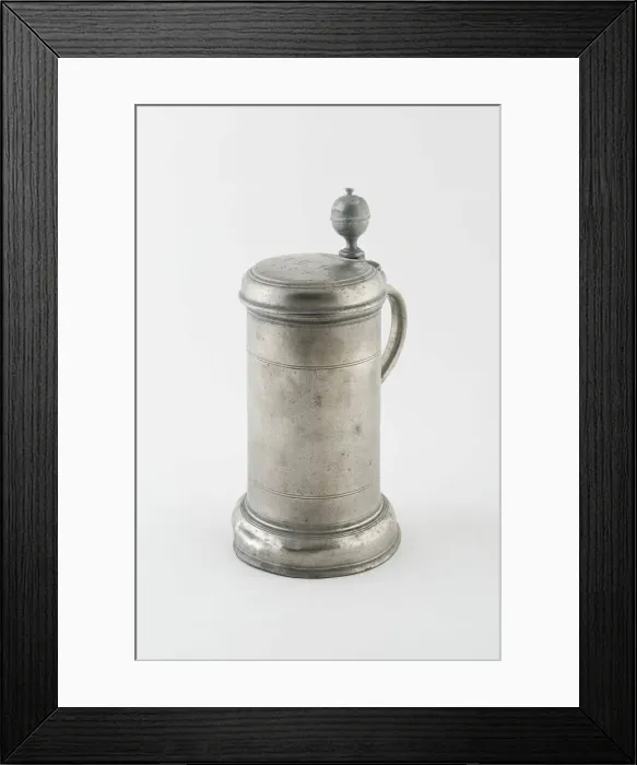 Framed Print : Tankard, Saxony, 1807. Creator: George Gotthelff Noster Framed Print : Tankard, Saxony, 1807. Creator: George Gotthelff Noster