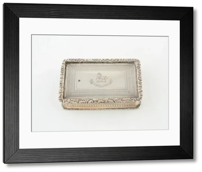 Framed Print : Snuffbox, Birmingham, c. 1898 / 99. Creator: George Unite Framed Print : Snuffbox, Birmingham, c. 1898 / 99. Creator: George Unite