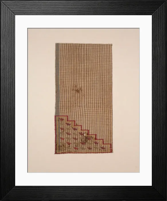 Framed Print : Fragment, Peru, A. D. 1250 / 1532. Creator: Unknown Framed Print : Fragment, Peru, A. D. 1250 / 1532. Creator: Unknown