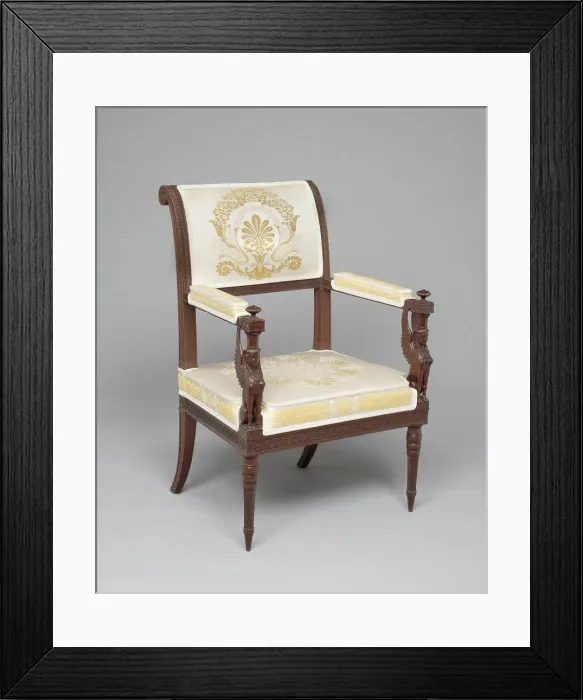 Framed Print : Armchair, France, c. 1795. Creator: Georges Jacob Framed Print : Armchair, France, c. 1795. Creator: Georges Jacob