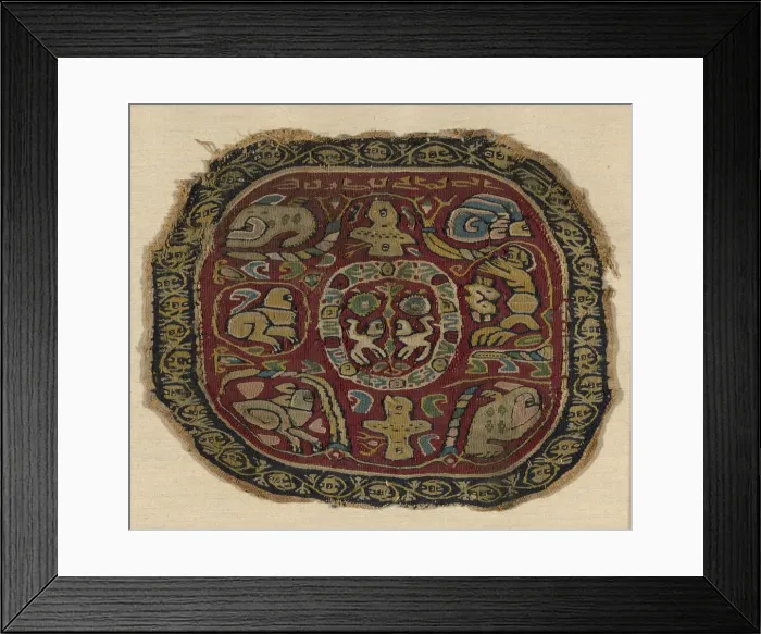 Framed Print : Roundel, Egypt, Roman period (30 B. C. - 641 A. D. ) / Arab period (641-969), 7th century Framed Print : Roundel, Egypt, Roman period (30 B. C. - 641 A. D. ) / Arab period (641-969), 7th century