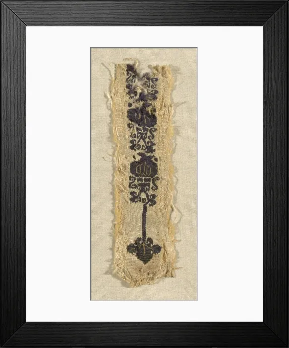 Framed Print : Border (from a Tunic), Egypt, Roman period (30 B. C. - 641 A. D. ), 4th century Framed Print : Border (from a Tunic), Egypt, Roman period (30 B. C. - 641 A. D. ), 4th century
