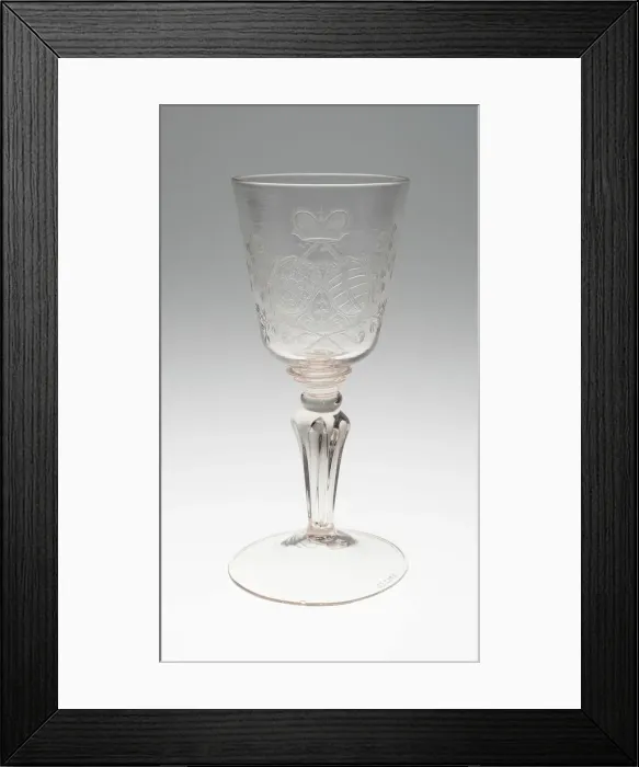 Framed Print : Goblet, Germany, c. 1720. Creator: Georg Ernst Kunckel Framed Print : Goblet, Germany, c. 1720. Creator: Georg Ernst Kunckel