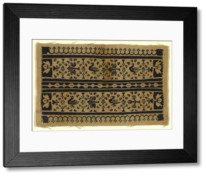 Framed Print : Sleeve Band, Egypt, Roman period (30 B. C. -641 A. D. ), 5th / 6th century. Creator: Unknown Framed Print : Sleeve Band, Egypt, Roman period (30 B. C. -641 A. D. ), 5th / 6th century. Creator: Unknown
